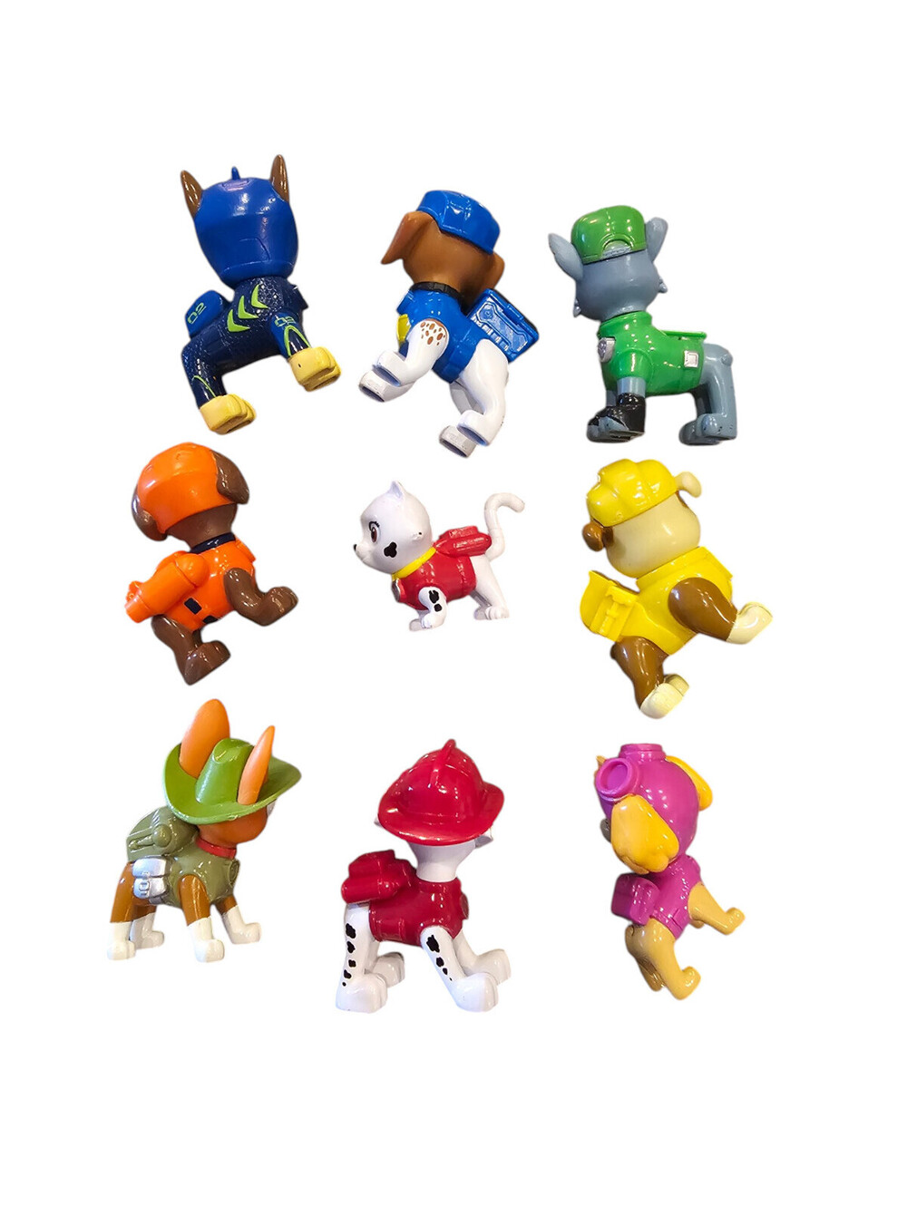 Lot of 9 Paw Patrol Plastic Action Figures No Duplicates - Picture 5 of 5